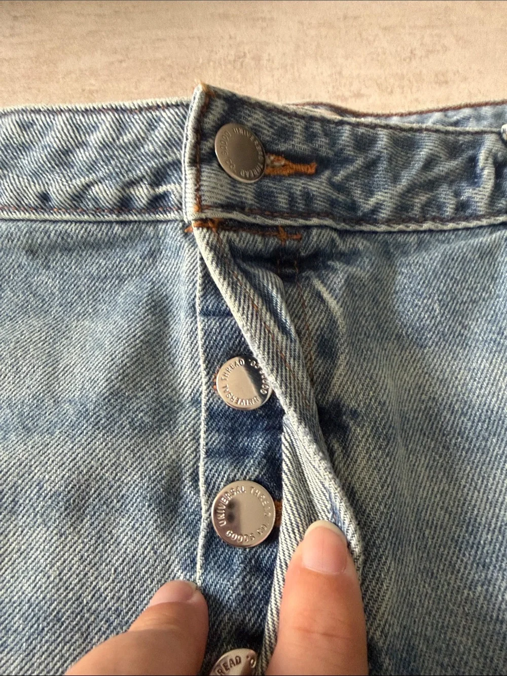 Universal Thread Light Wash Denim Shorts. Baggy relaxed fit. Size 20